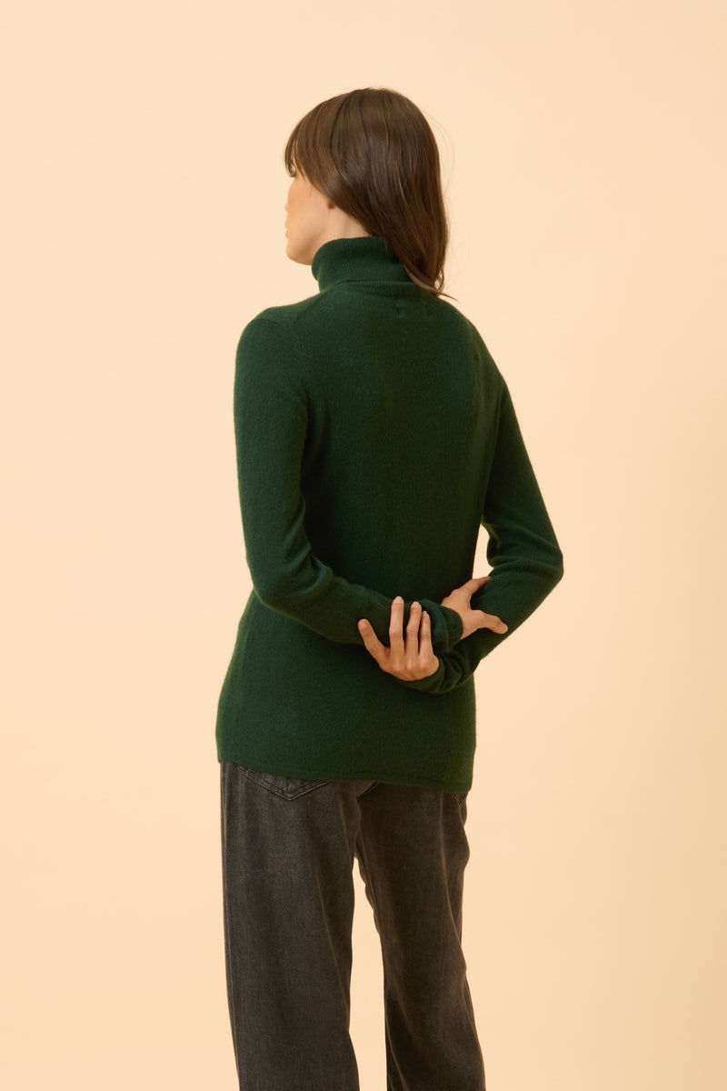 Jersey Cuello Vuelto - Ava - Ciprés