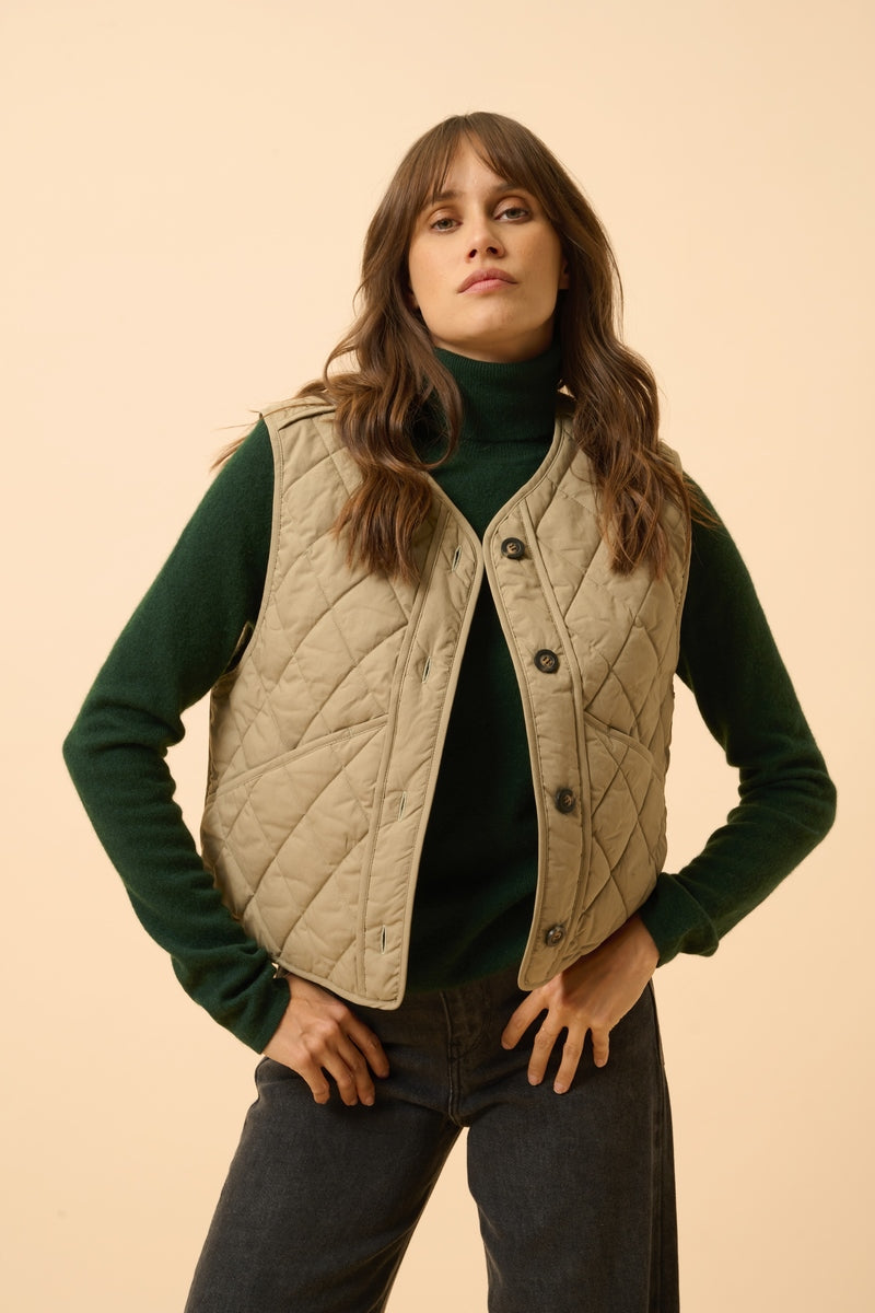 Jersey Cuello Vuelto - Ava - Ciprés