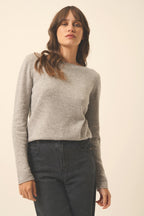 Pull Col Bateau - Grace - Nuage Chiné