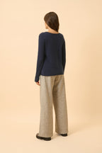 Pull Col Bateau - Grace - Navy