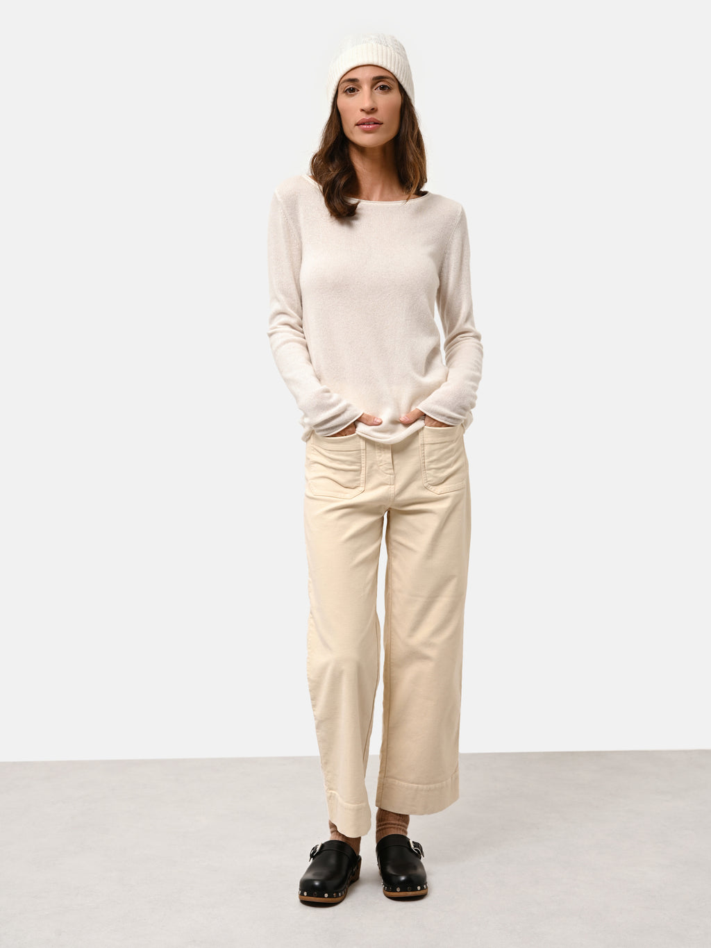 Pull Col Bateau - Grace - Ivoire