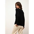 Jersey Cuello Barco - Fiona - Negro