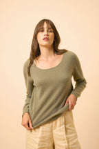 Pull Col Bateau - Fiona - Army