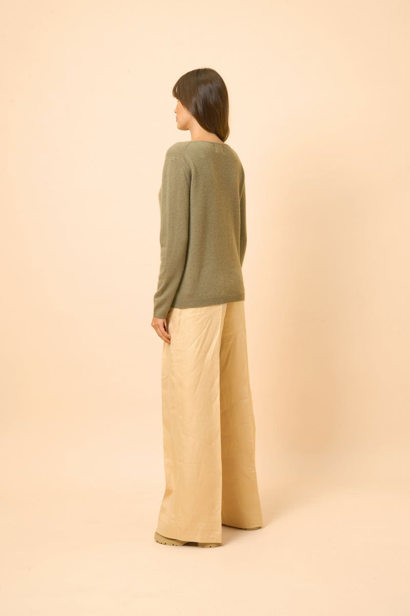 Pull Col Bateau - Fiona - Army