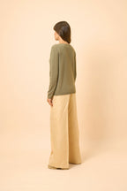 Pull Col Bateau - Fiona - Army