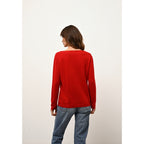 Boat-Neck Jumper - Fiona - Red