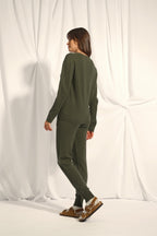 Pull Col Bateau - Fiona - Kaki