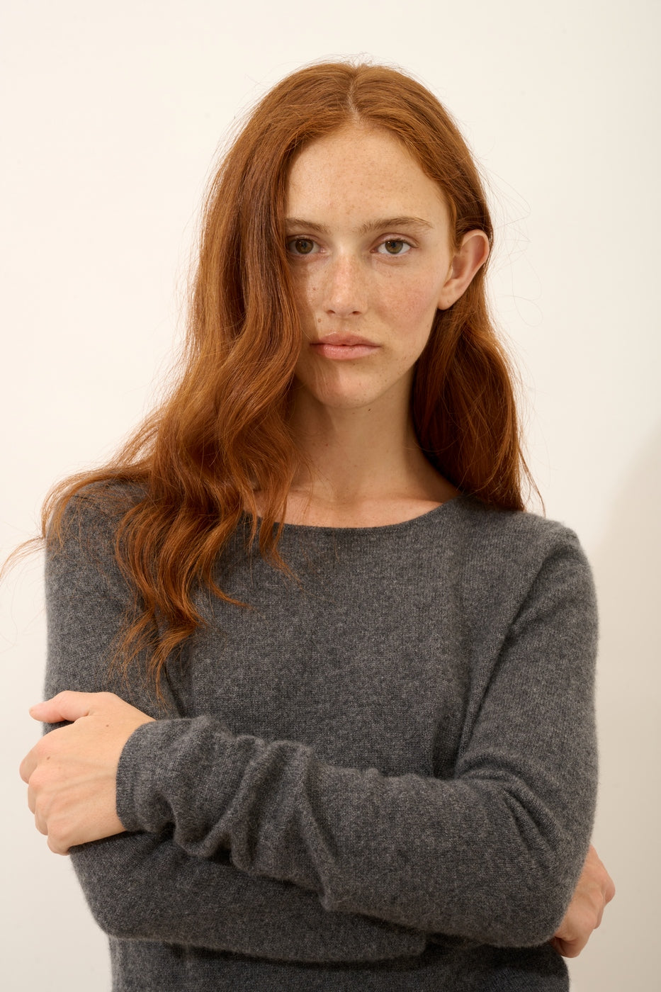 Pull Col Rond - Vivian - Anthracite Chiné