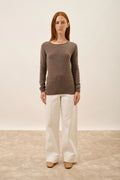 Jersey de Cuello Redondo - Vivian - Topo Jaspeado