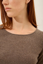 Jersey de Cuello Redondo - Vivian - Topo Jaspeado