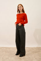 Crew-Neck Jumper - Vivian - Red