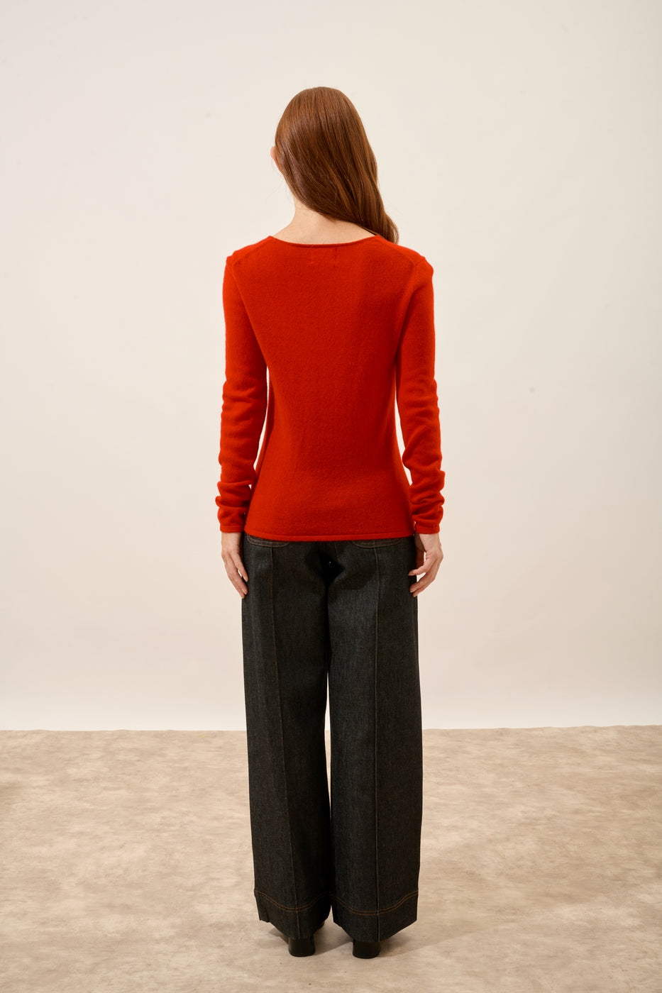 Crew-Neck Jumper - Vivian - Red