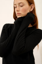 Jersey Cuello Redondo - Helen - Negro