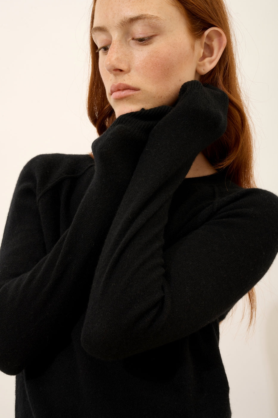 Jersey Cuello Redondo - Helen - Negro