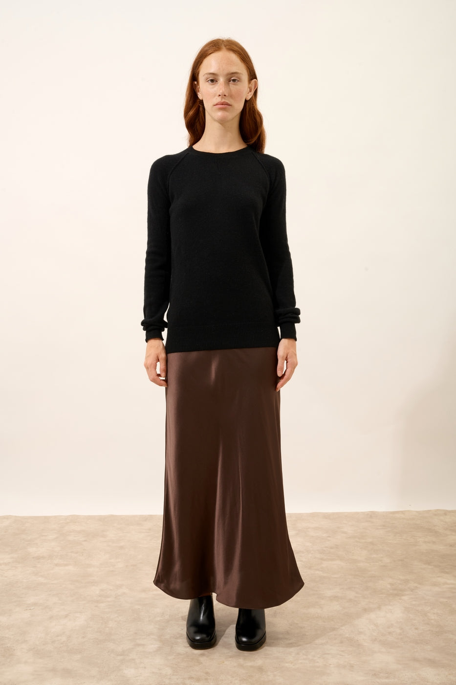 Jersey Cuello Redondo - Helen - Negro