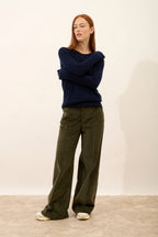 Round-Neck Jumper - Helen - Navy