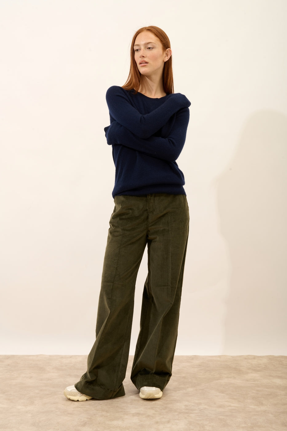 Round-Neck Jumper - Helen - Navy