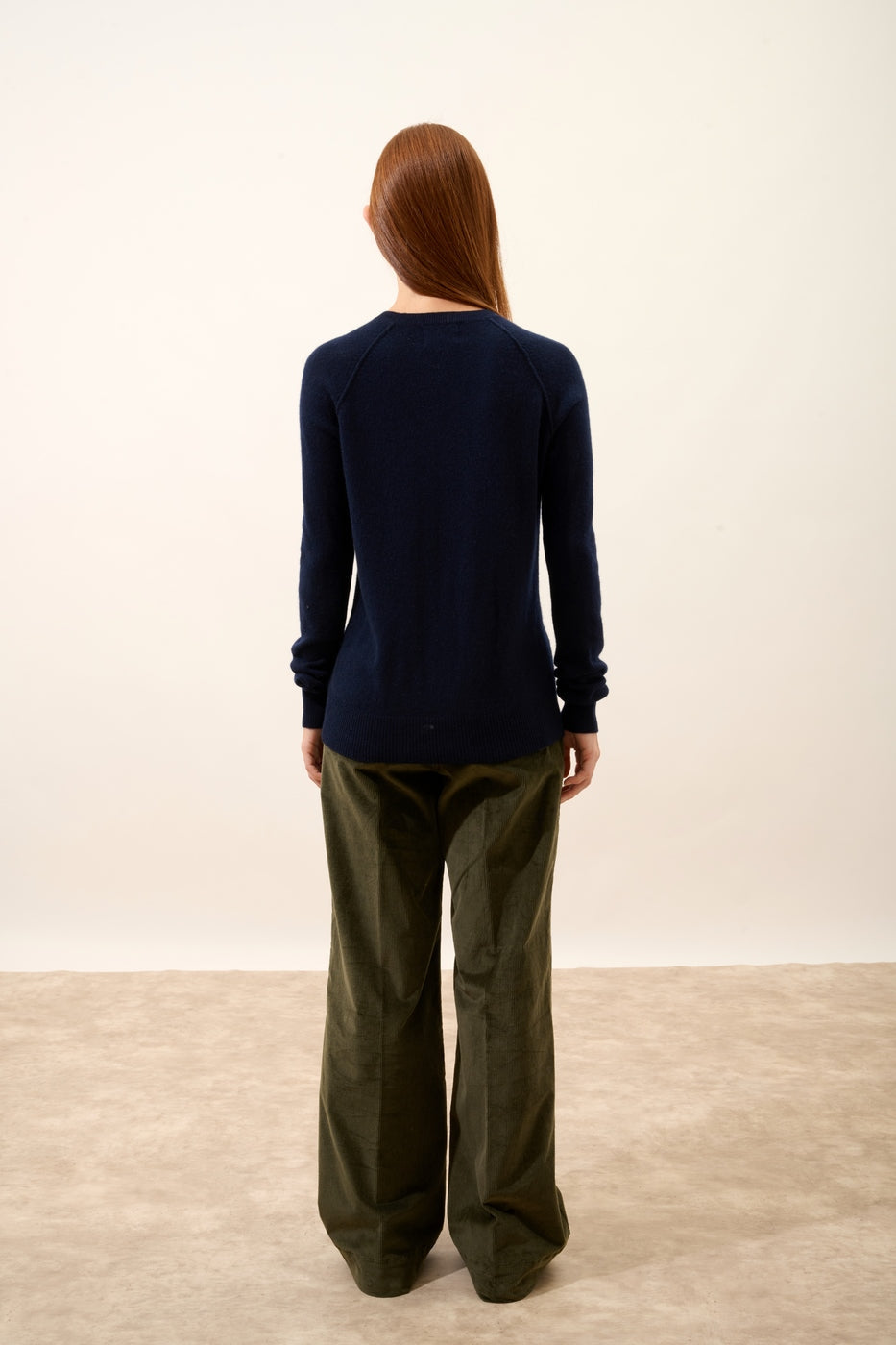 Round-Neck Jumper - Helen - Navy