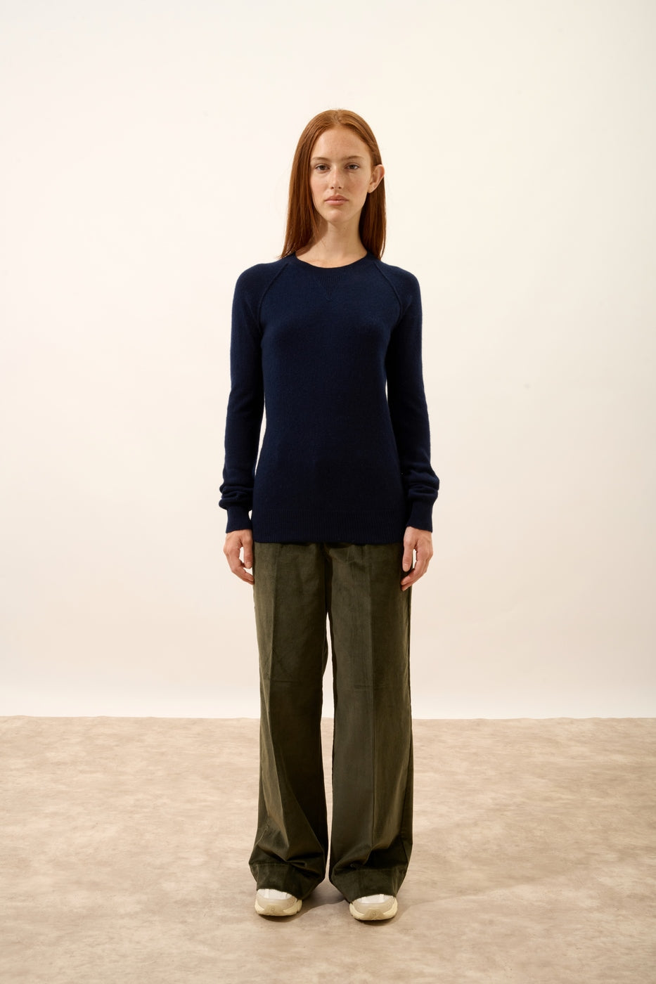 Round-Neck Jumper - Helen - Navy