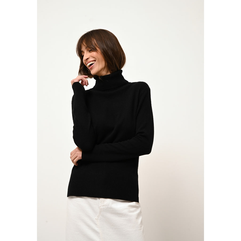 Crew-Neck Jumper - Karen - Black