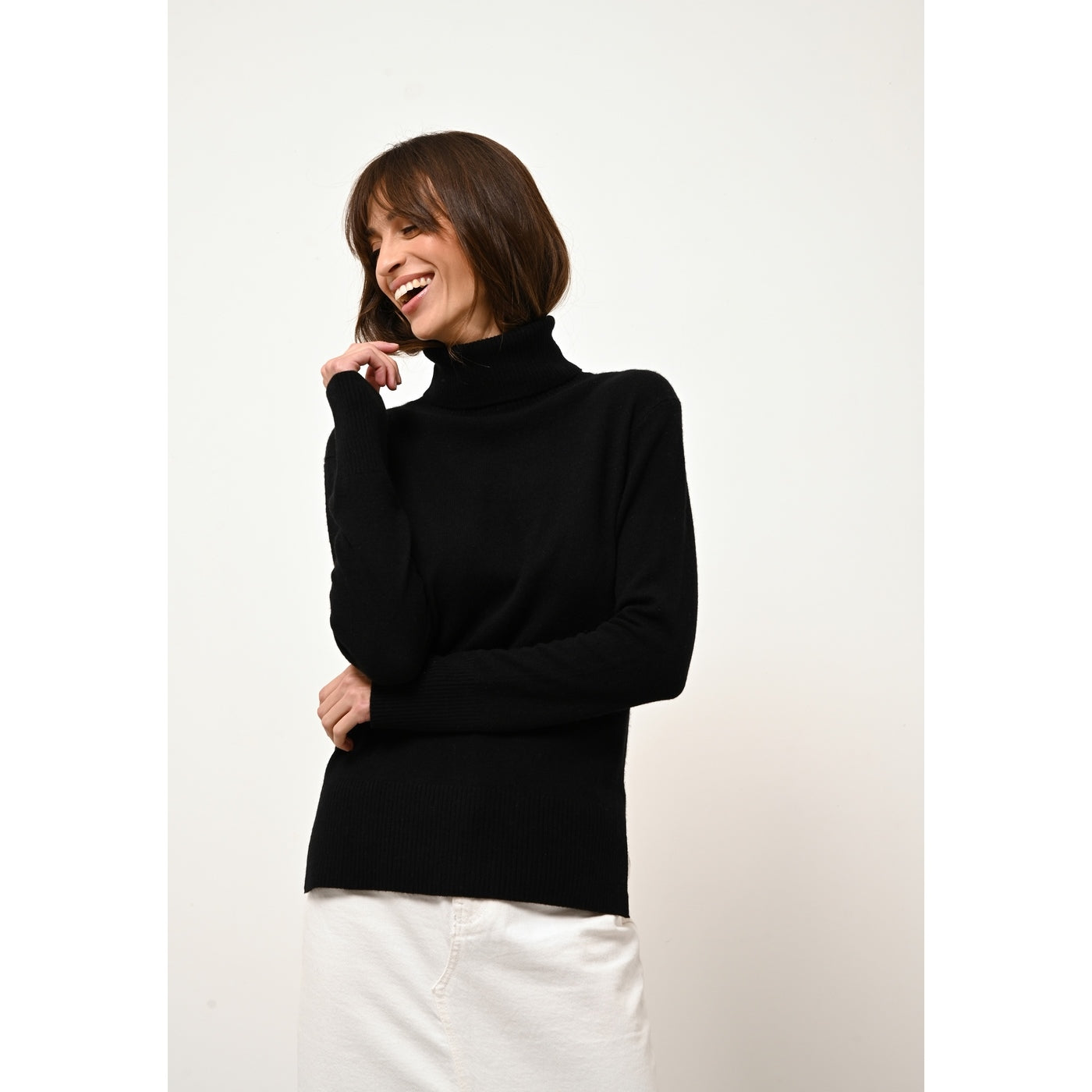 Crew-Neck Jumper - Karen - Black