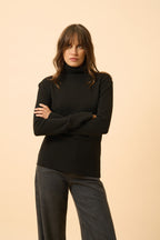 Pull Col Roulé - Lexie - Noir