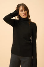 Pull Col Roulé - Lexie - Noir