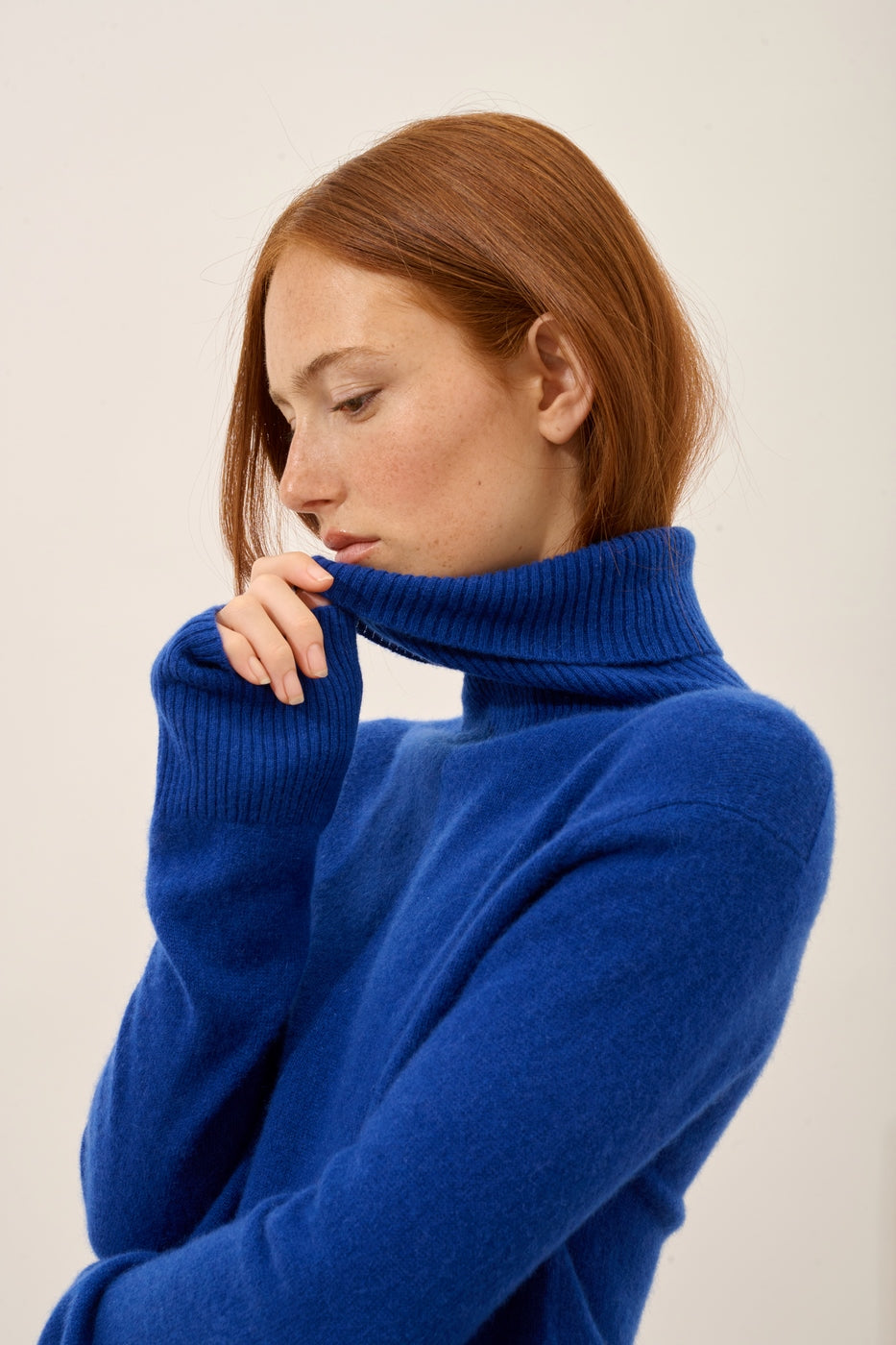 Pull Col Roulé - Lexie - Outremer