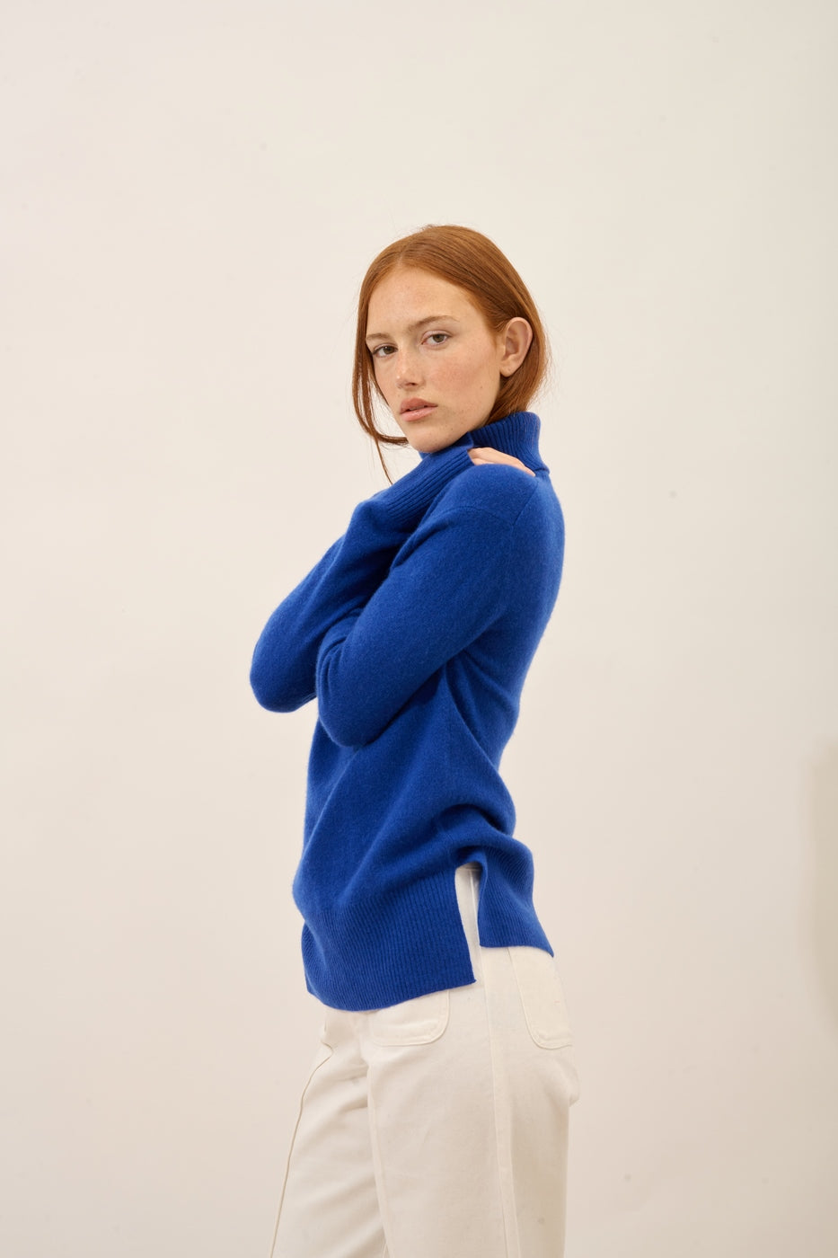 Roll Neck Jumper - Lexie - Outremer
