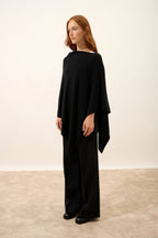Poncho - Meredith - Black