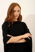 Poncho - Meredith - Noir