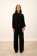Poncho - Meredith - Black