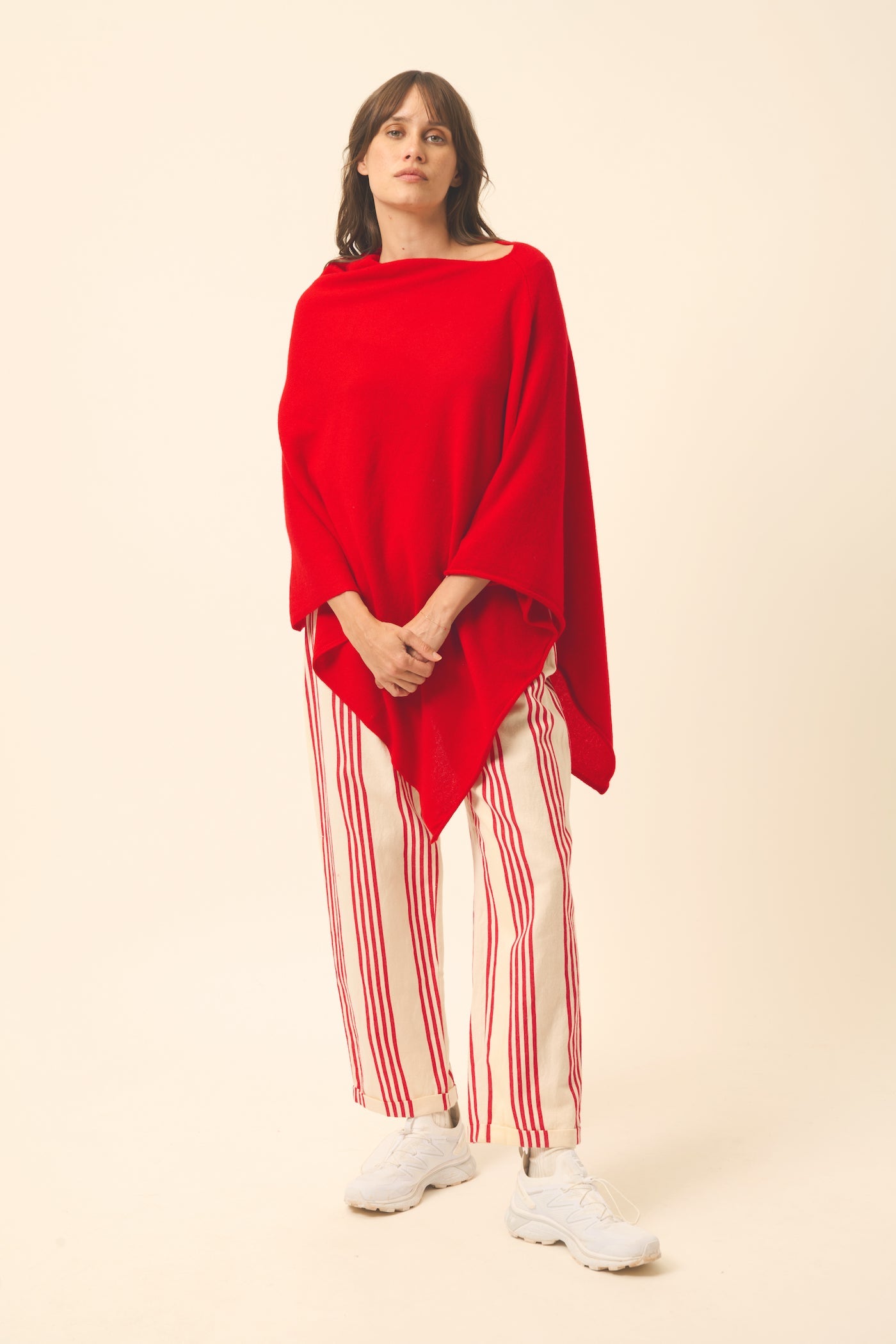 Poncho - Meredith - Red