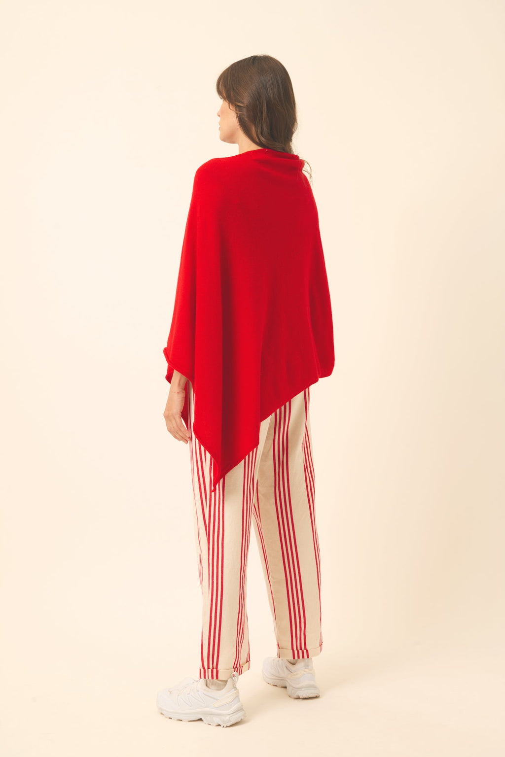 Poncho - Meredith - Red