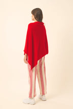 Poncho - Meredith - Red