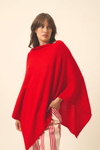 Poncho - Meredith - Red