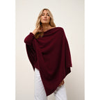 Poncho - Meredith - Burgundy