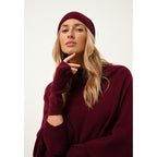 Poncho - Meredith - Burgundy