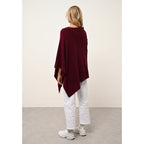 Poncho - Meredith - Burgundy