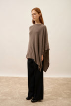 Poncho - Meredith - Taupe Chiné