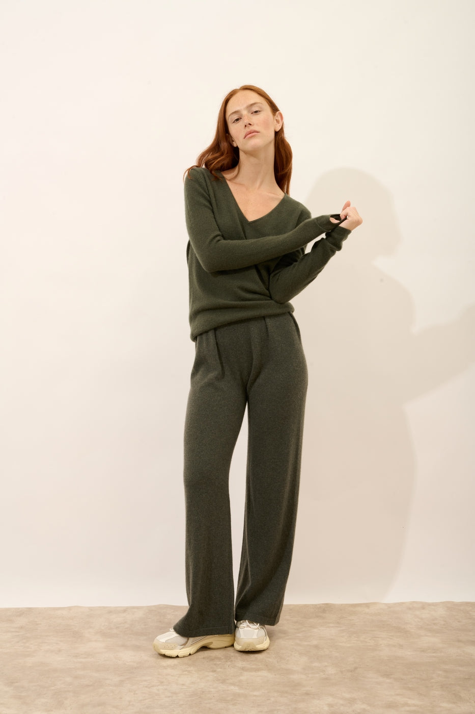 Jersey con Cuello de Pico - Joan - Caqui