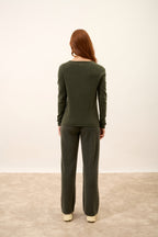 Jersey con Cuello de Pico - Joan - Caqui