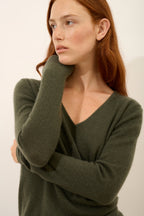 Jersey con Cuello de Pico - Joan - Caqui