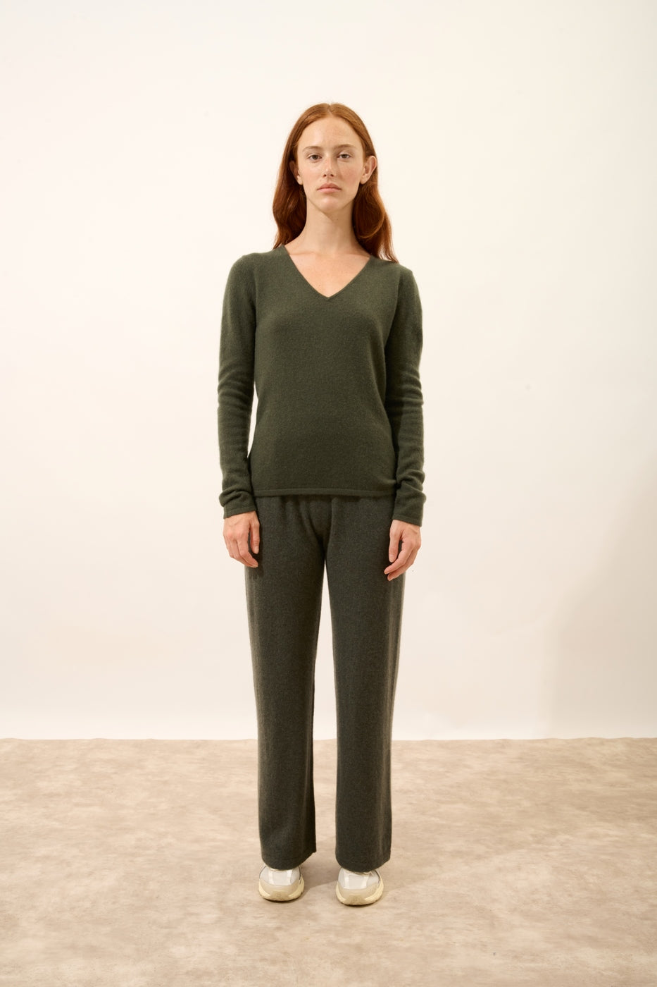 Jersey con Cuello de Pico - Joan - Caqui