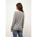 V-neck Jumper - Phoebe - Mottled Cloud
