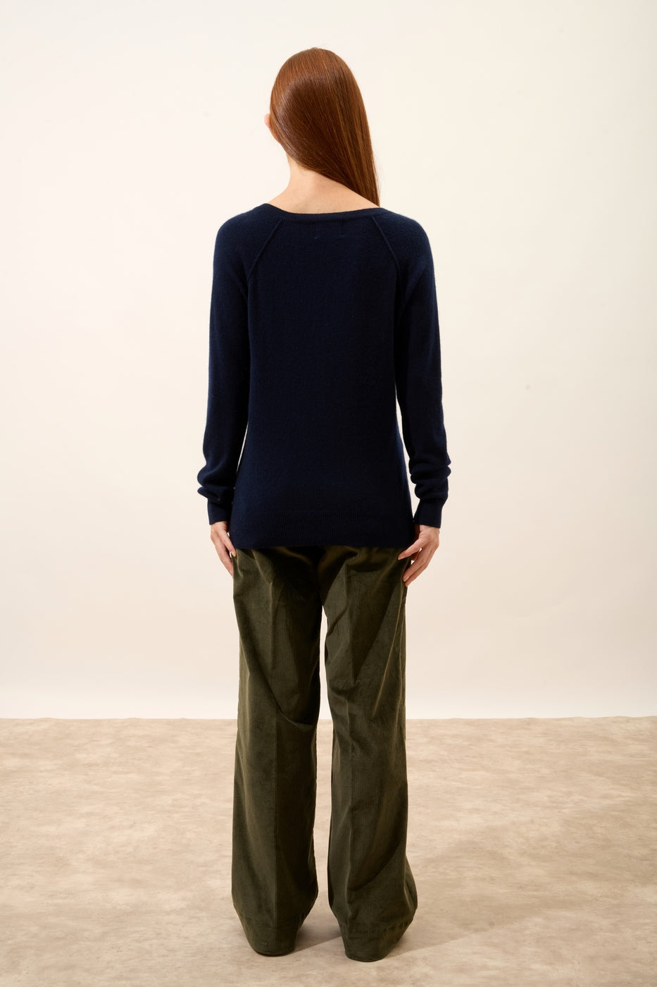 Pull Col V - Phoebe - Navy