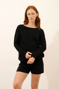 Pull Chauve Souris - Rebecca - Noir