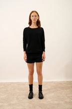 Pull Chauve Souris - Rebecca - Noir