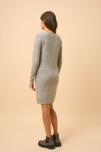 Robe Col Rond - Susan - Nuage Chiné