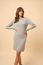 Robe Col Rond - Susan - Nuage Chiné